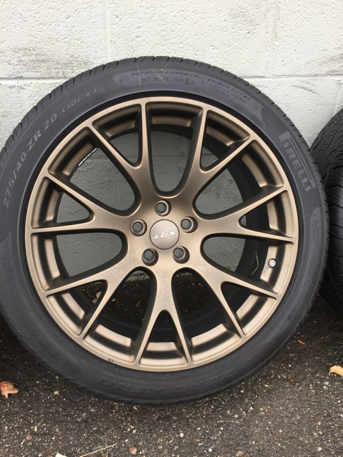 Genuine SRT Hellcat 20” Brass Monkey Wheel & Tire Set